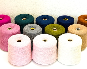 Soft Merino Wool Cone: 900g Lace Yarn for Knitting, Crochet & Weaving