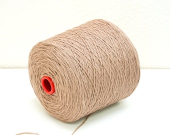 Light Brown New Zealand Aran Wool Yarn: 100g/136m
