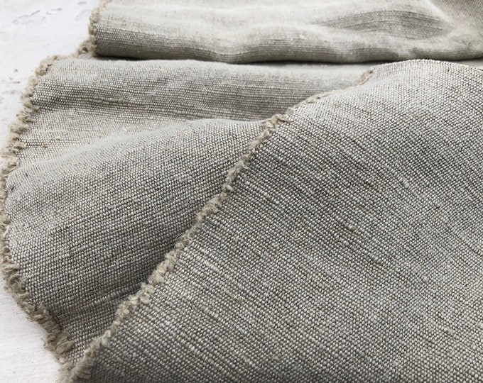 Heavy Upholstery Washed Linen Fabric LEAVINGS Pillow Linen - Etsy