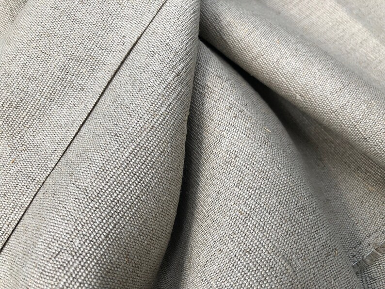 Heavy linen fabric sample Upholstery linen fabric Linen Etsy