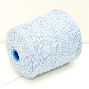 Blue 100% New Zealand Aran wool yarn 100g/136m for knitting slippers, cardigans, tufting, rug making, felting, crochet, home decoration