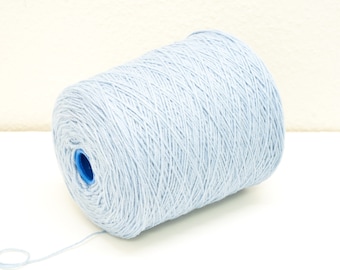 Filato blu 100% lana Aran neozelandese 100 g/136 m per lavorare a maglia pantofole, cardigan, tufting, realizzazione di tappeti, infeltrimento, uncinetto, decorazioni per la casa