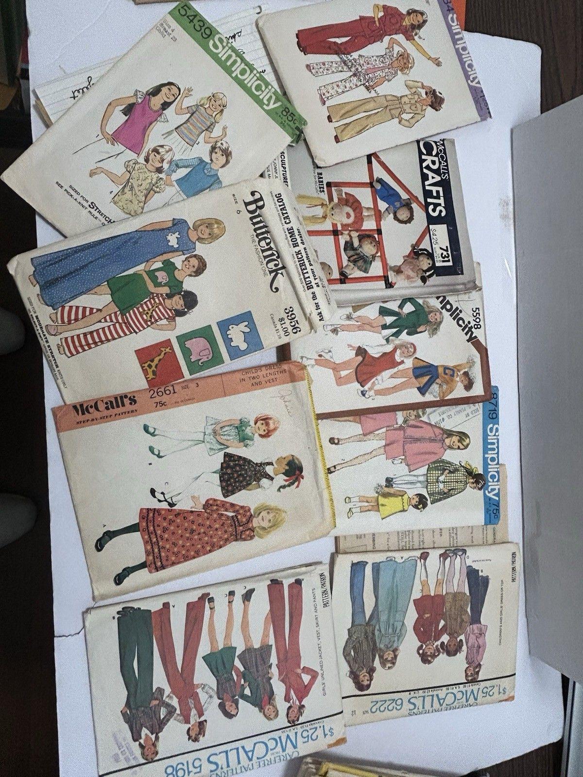 VTG Cardboard Sewing Pattern Box With Little Girls Patterns - Etsy