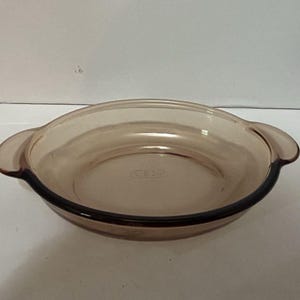 Corning Vision Small Casserole Amber V-14-B No Lid Vtg