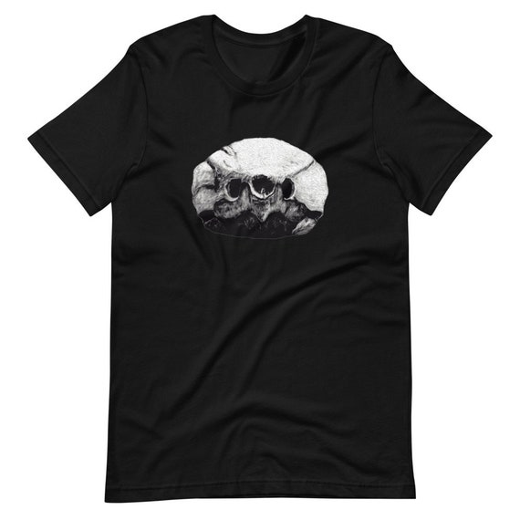 Alligator Snapping Turtle Skull T-shirt Bella & Canvas 3001 | Etsy