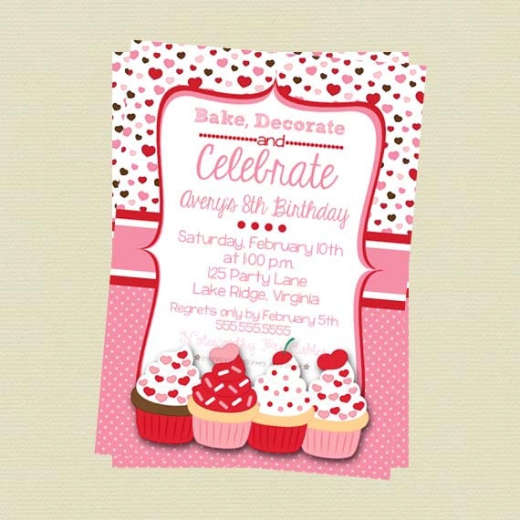 Bake Decorate Celebrate Cupcake Valentine S Day Birthday