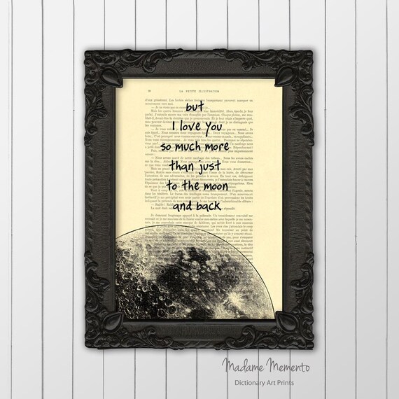 I Love You To The Moon And Back Print Moon Wall Art Love You Etsy I Love You To The Moon And Back Print Moon Wall Art Love You Etsy