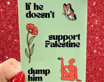 Dump Him Sticker 3x4