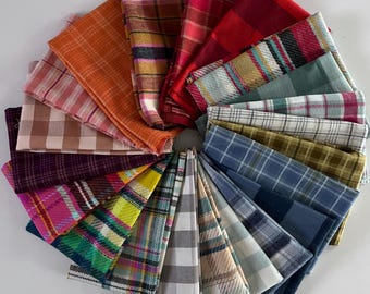 Art Gallery Fabrics - Highlands Flannel Fat Quarter Bundle - 21 pieces