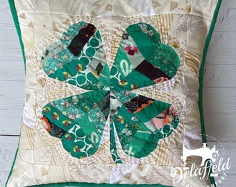 Shamrock - Padrão de colcha para remendos de papel de base - Padrão digital