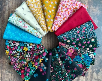 Flower Society - Art Gallery Fabrics - 16 Piece Fat Quarter Bundle