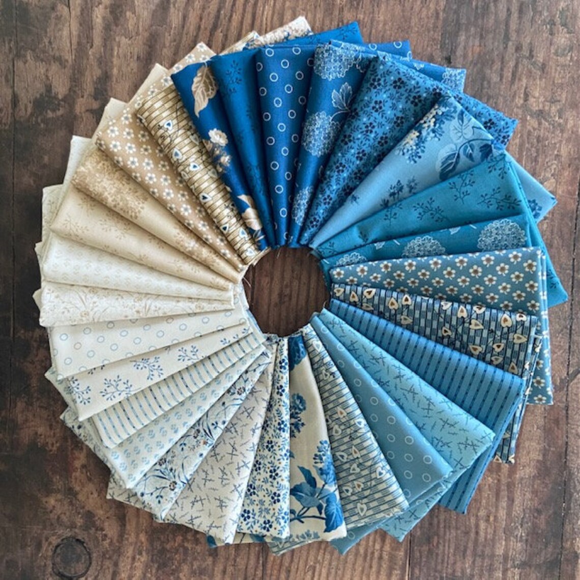 Blue Sky Fat Quarter Fabric Bundle Andover Fabric Edyta Etsy