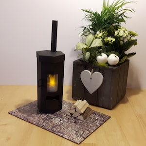 Geschenkverpackung OFEN KAMINOFEN Geldgeschenk Weihnachtsgeschenk