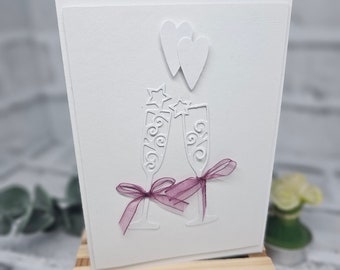 Greeting card for the wedding marriage ceremony engagement