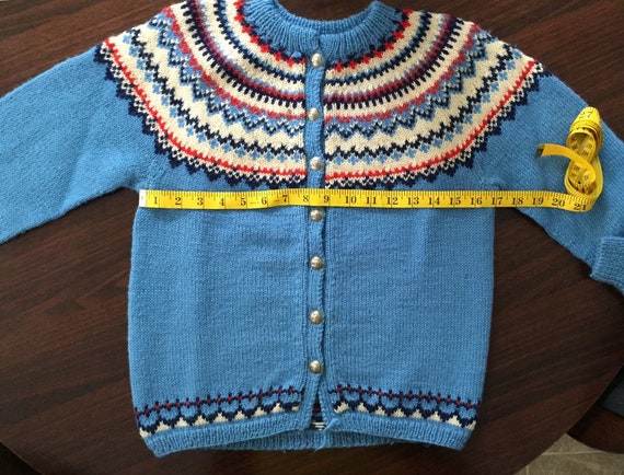 Fair Isle Womens Cardigan