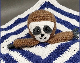 DIGITAL DOWNLOAD: PDF Written Crochet Pattern for the Sloth Lovey