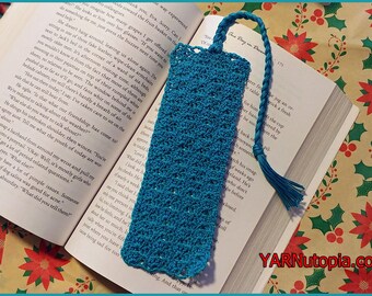 DIGITAL DOWNLOAD: PDF Written Crochet Pattern for the Lace Shell Bookmark