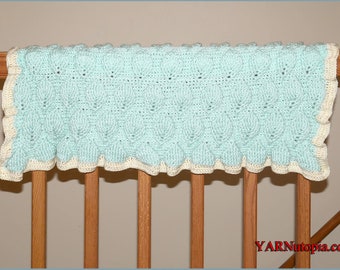 DIGITAL DOWNLOAD: PDF Written Crochet Pattern for the Aspen Baby Blanket