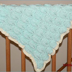 DIGITAL DOWNLOAD: PDF Written Crochet Pattern for the Aspen Baby Blanket image 2