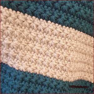 DIGITAL DOWNLOAD: PDF Crochet Pattern for the Star Stitches and Stripes Blanket image 2