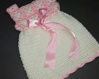 DIGITAL DOWNLOAD: PDF Written Crochet Pattern for the Mini Square Baby Dress