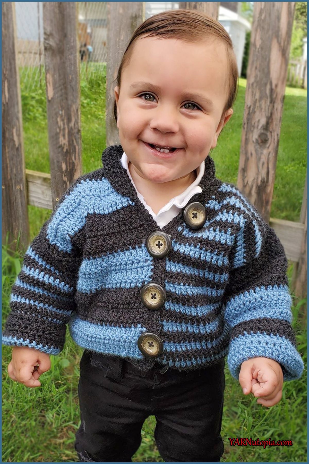 Yarnutopia granny square cardigan top