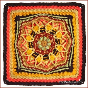 DIGITAL DOWNLOAD: PDF Crochet Pattern for the New Beginnings Afghan Block image 1