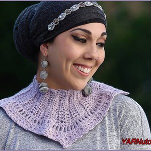 DIGITAL DOWNLOAD: PDF Crochet Pattern for the Vintage Inspired Pelerine Collar image 2