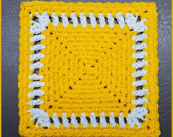 DIGITAL DOWNLOAD: PDF Written Crochet Pattern for the Simply Bright Granny Square