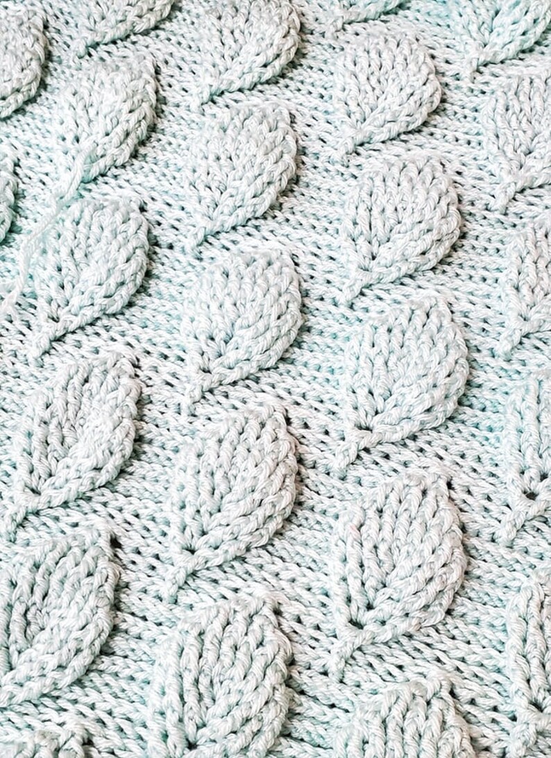 DIGITAL DOWNLOAD: PDF Written Crochet Pattern for the Aspen Baby Blanket image 3