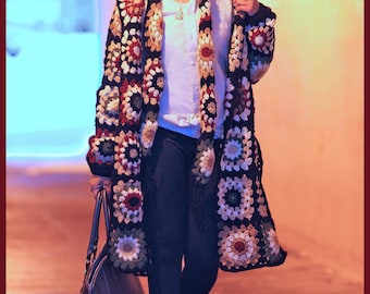 DIGITAL DOWNLOAD: PDF Crochet Pattern for the G.G. (Gorgeous Gal) Cardigan