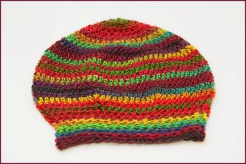 DIGITAL DOWNLOAD: PDF Crochet Pattern for the Slouchy Hat image 2