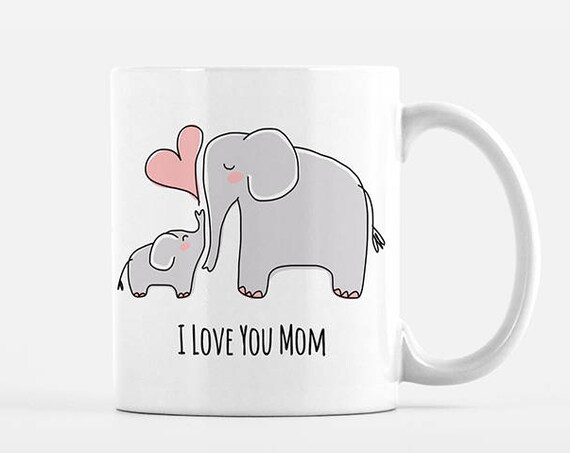 Mom Mothers Day Gift for Mom from Daughter Mom and Baby Elephant Mug New Mom Gift for Mom Mug Grandma Mug Grandma Gift Mom Coffee Mug