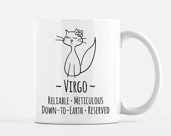 Virgo Mug Virgo Gift for Her Virgo Zodiac Gift for Him Zodiac Mug Zodiac Sign Gift Horoscope Gift Astrology Gift Virgo Coffee Mug