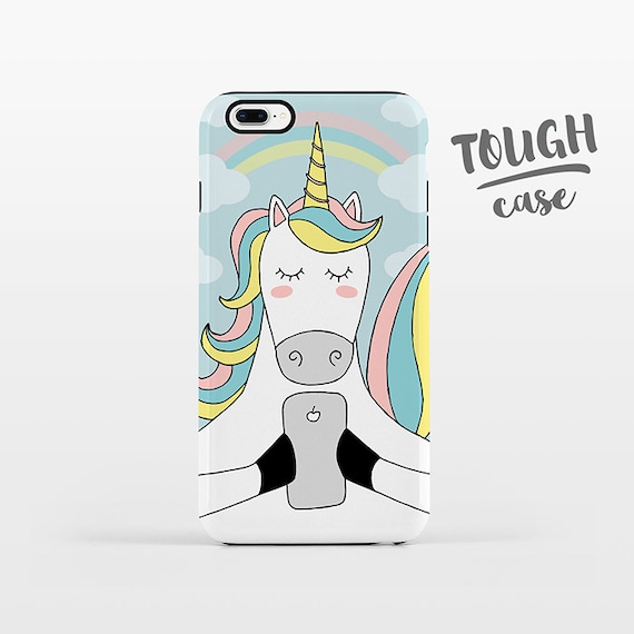 Unicorn iPhone Case iPhone X iPhone 8 Plus iPhone 7 Plus iPhone 6 Plus iPhone 6s iPhone SE iPhone 5 5s 5c 4 4s Rainbow Cute Phone Case TOUGH