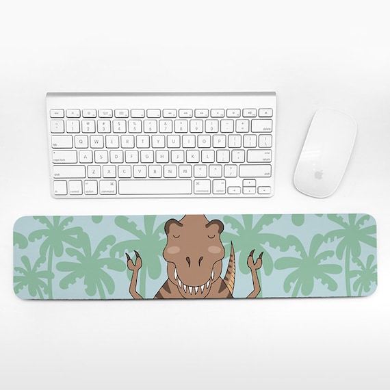 T-Rex Keyboard Wrist Rest Dinosaur Wrist Pad Fun Funny Cute T-Rex Gift for Men for Women Desk Accessories Cubicle Decor Office Supplies