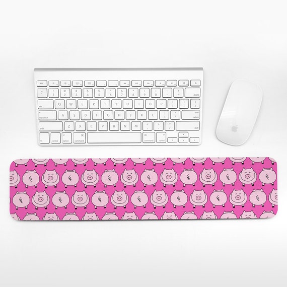 Pig Keyboard Wrist Pad Rest Pink Wrist Keyboard Rest Animal Wrist Rest for Keyboard Pad Cute Office Decor Women Gift Fun Funny Desk Decor