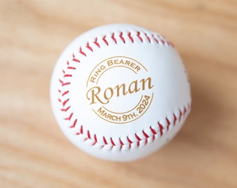 Ring Bearer Gift Personalized Baseball Gift for Ring Bearer Proposal Custom Gifts for Ring Bearer or Junior Groomsman Proposal Ideas Wedding