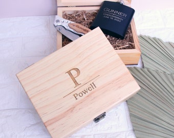 Groomsmen Proposal, Personalized Groomsmen Gift Box Set, Groomsmen Gifts, Groomsmen Gifts Set, Wood Gift Box for Groomsmen, Asking Groomsmen