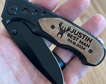 Best Man Gift Groomsman Gift Personalized Best Man Knife Best Man Proposal Groomsman Proposal Wedding Party Gift For Wedding