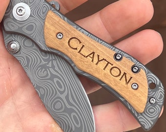 Personalized Wedding Gift for Him, Valentines Day, Anniversary Gift, Valentines Gift for Boyfriend Christmas Gift for Husband Pocket Knife