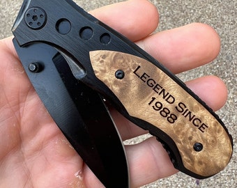 21st Birthday Gift for Him, Personalized Pocket Knife , Twenty First birthday gift for him, 21st birthday gift for men, gift for boyfriend