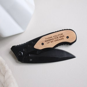 Father of the Groom Gift from Bride Father of the Groom Gift Father of the Bride/Groom Father of Groom Gift from Bride Knife image 9