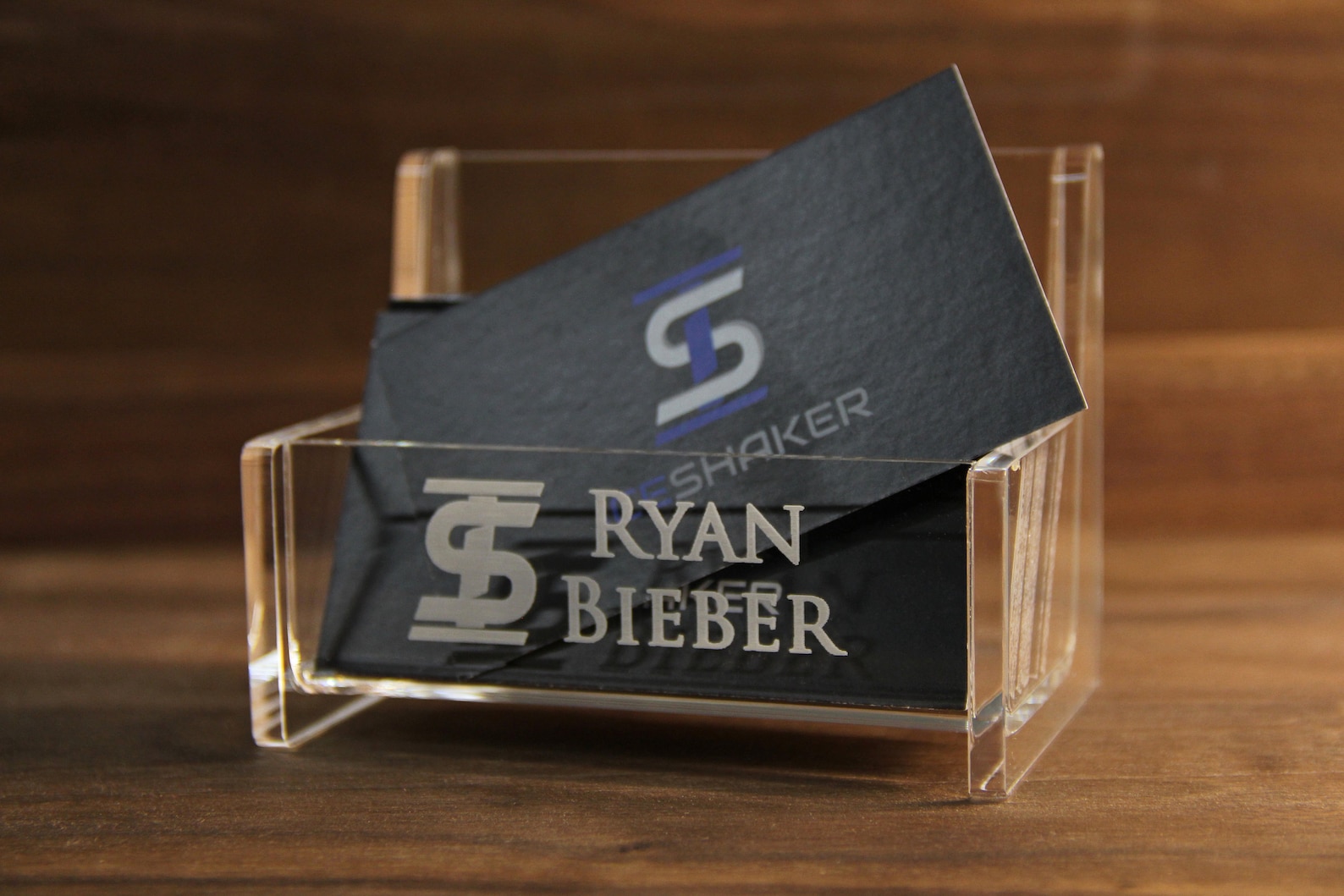 Personalized Engraved Business Card Holder Monogram Business Etsy