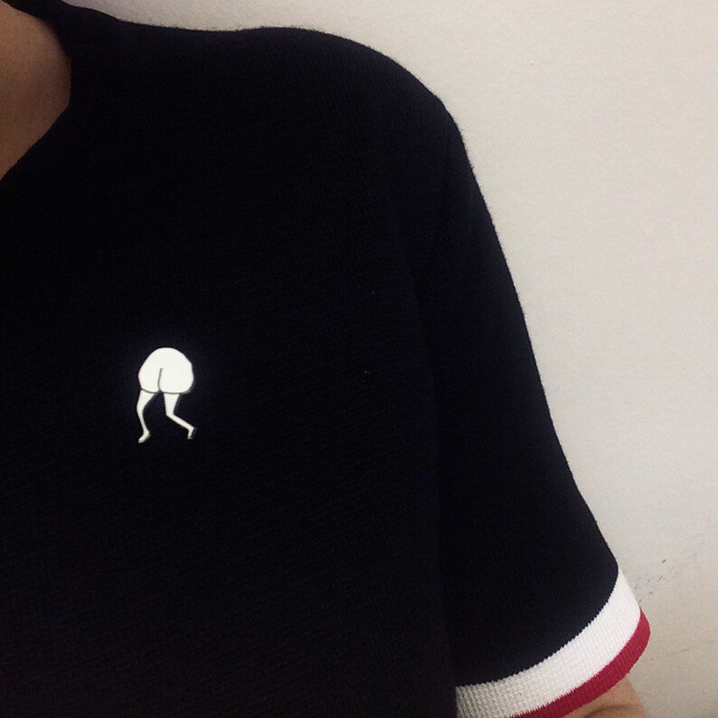 Bum Soft Enamel Pin