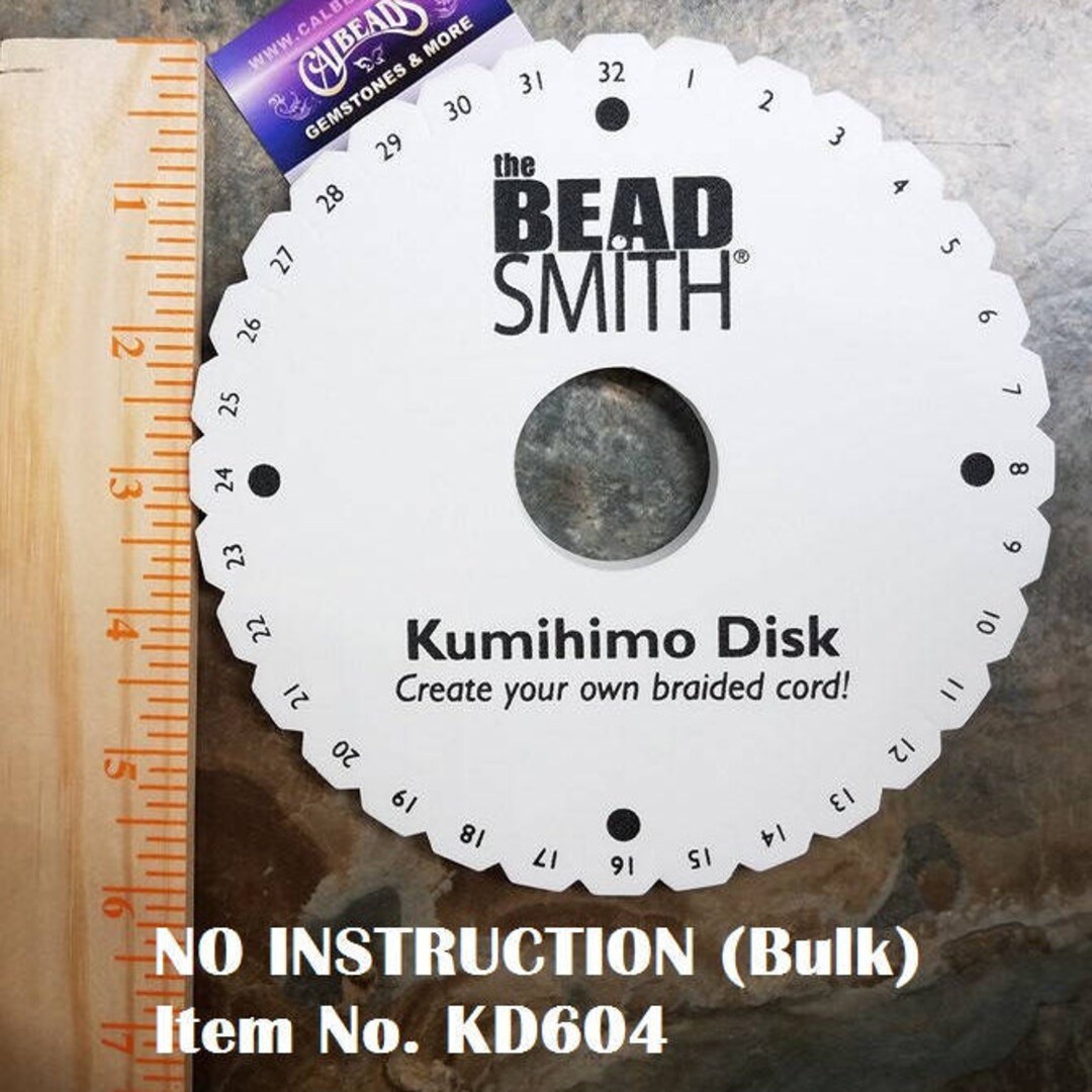 Beadsmith® KUMIHIMO Disc. Round 6inches 35mm Hole 4inches Etsy
