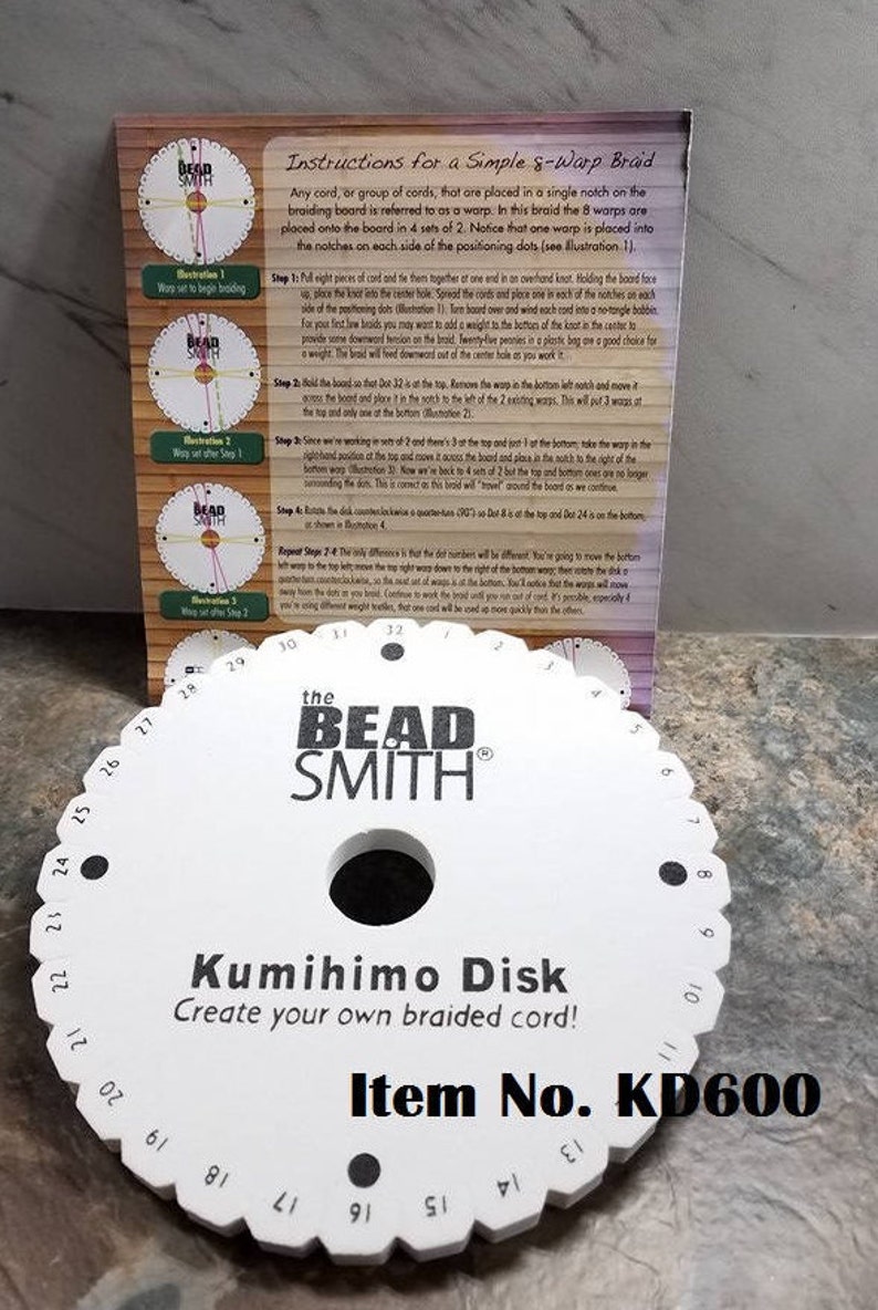 Beadsmith® KUMIHIMO Disc. Round 6inches 35mm Hole 4inches Etsy