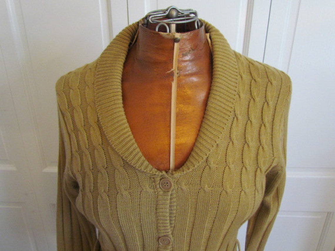 Cardigan by Kmart Fashion Cardigan Button Front Original Belt | Etsy