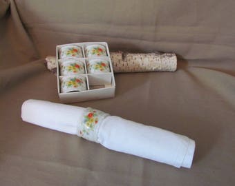 Lefton Napkin Rings Set of6 No 01895