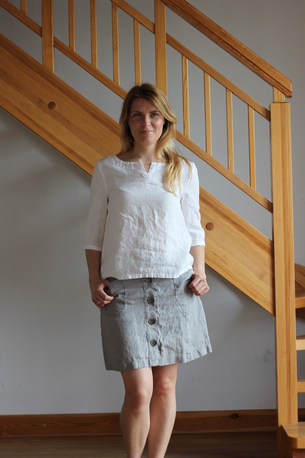 Linen Women Shirt Linen Women Blouse 